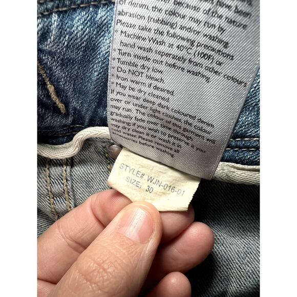 Radcliffe London flare high rise jeans womens 30 y2k retro 90s kawaii flared - Picture 8 of 10